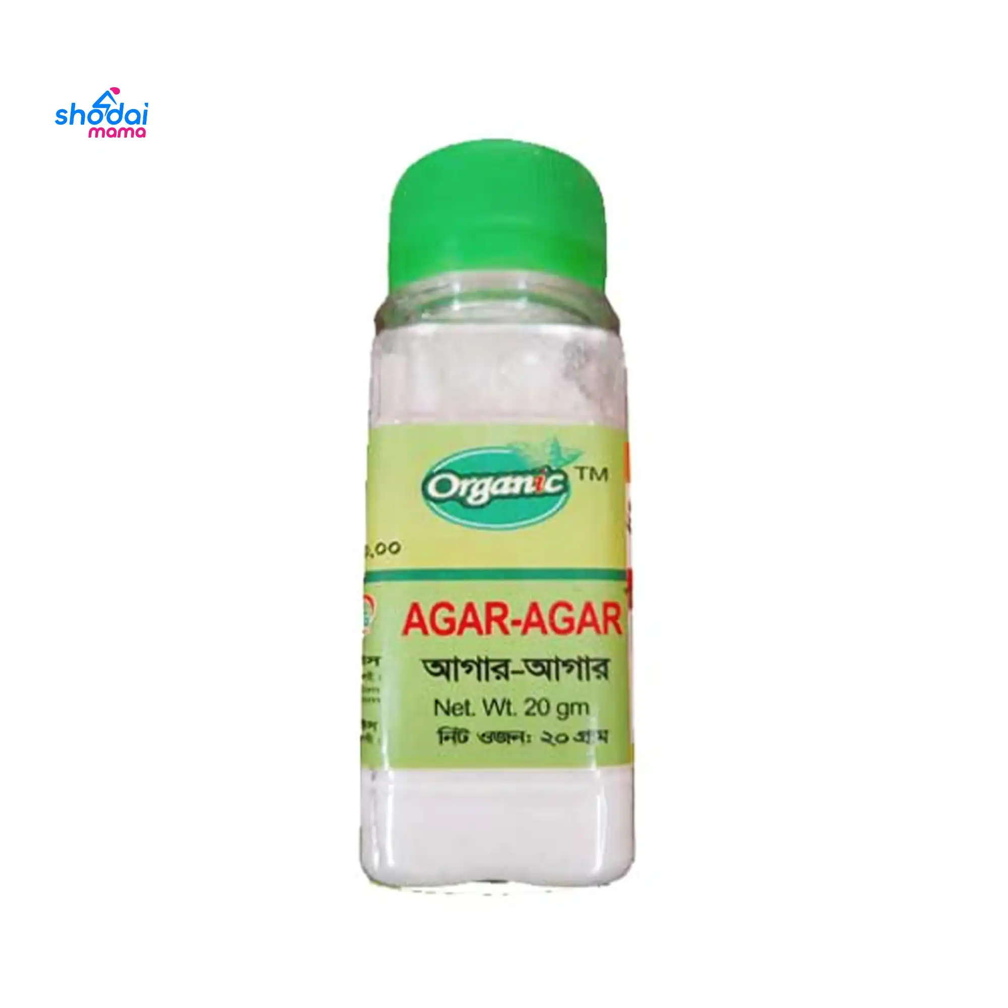 Organic Pure Agar Agar Powder 20gm